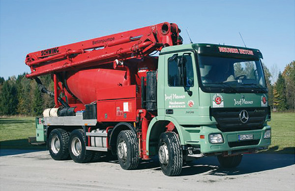 Fahrmischerpumpe, Reichhöhe 26m, Reichweite 23m Fahrmischerpumpe, Reichhöhe 26m, Reichweite 23m