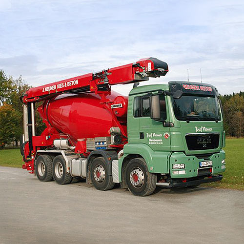 Teleskop-Betonförderband